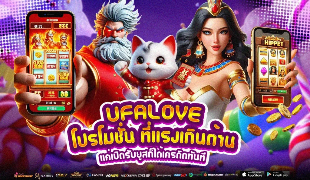 UFALOVE โปรโมชั่น ที่แรงเกินต้าน แค่เปิดรับยูสก็ได้เครดิตทันที