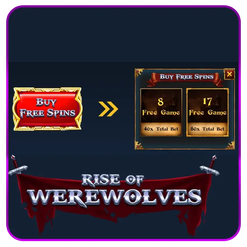 ฟรีสปิน Rise of Werewolves
